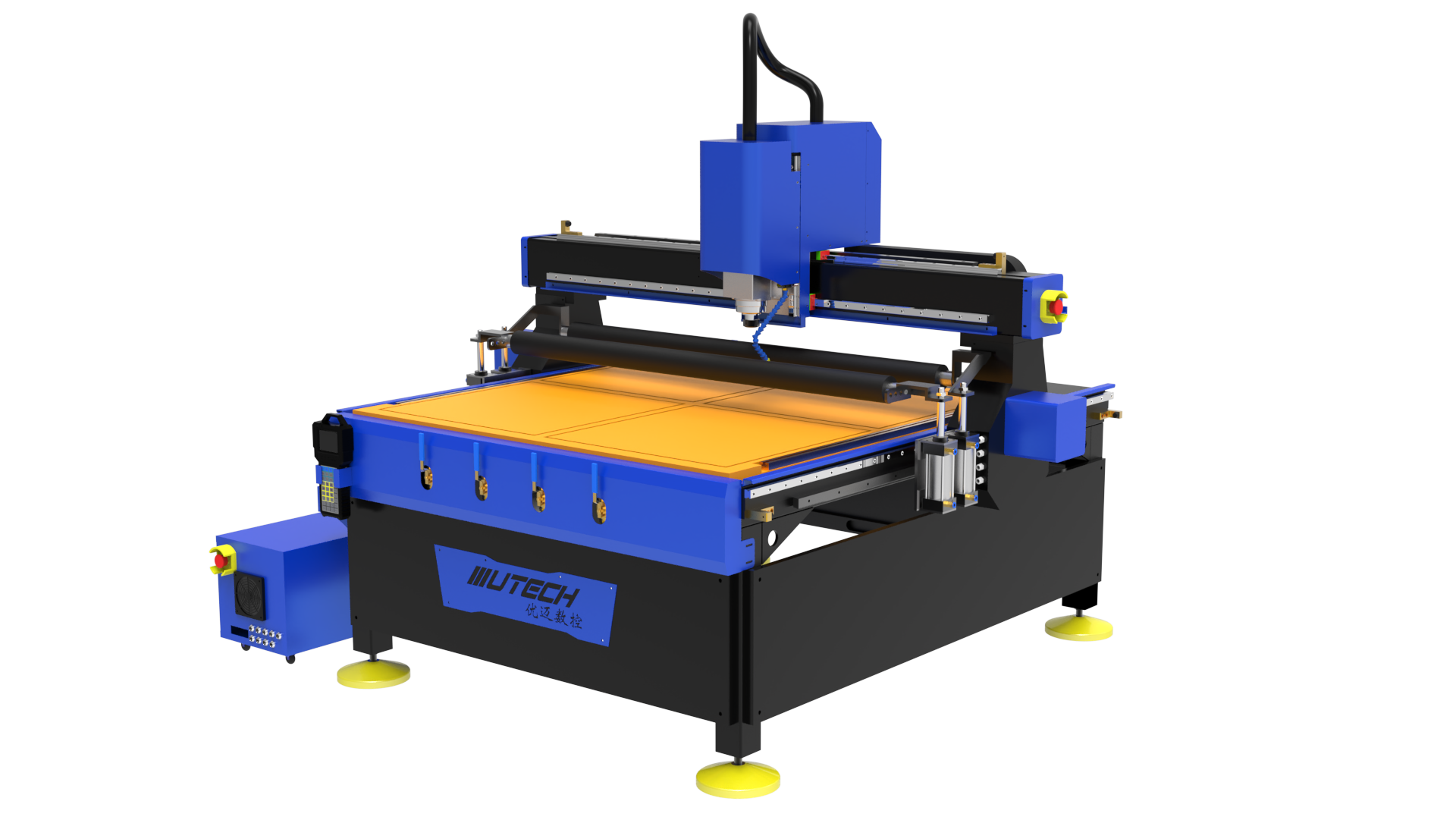 Routeur Cnc pour le travail du bois publicitaire 1313 avec table à vide