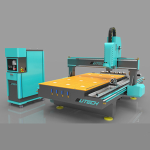 Routeur CNC rotatif à 4 axes pour sculpture sur bois, pour l'industrie du meuble