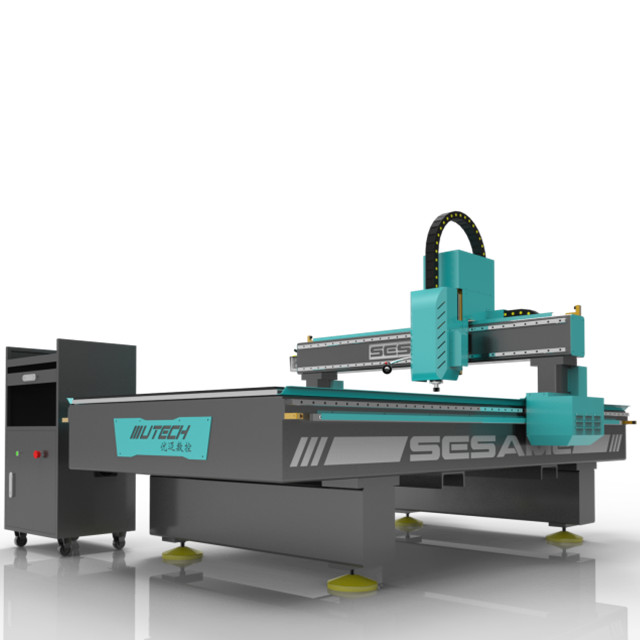 Machine de découpe à couteau tangentiel oscillant CCD, routeur Cnc 1325, pour planche KT en cuir