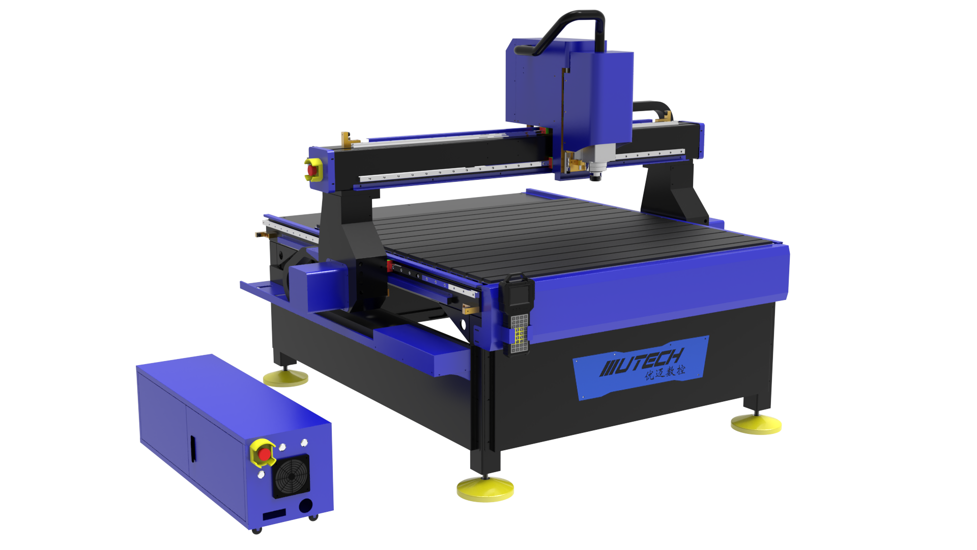 Routeur Cnc pour le travail du bois publicitaire 1313 avec table à vide