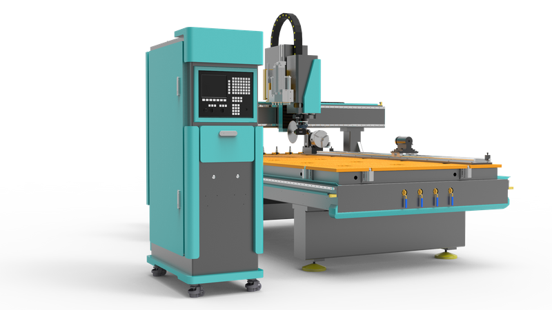 Machine CNC ATC 4 axes avec tête de perçage