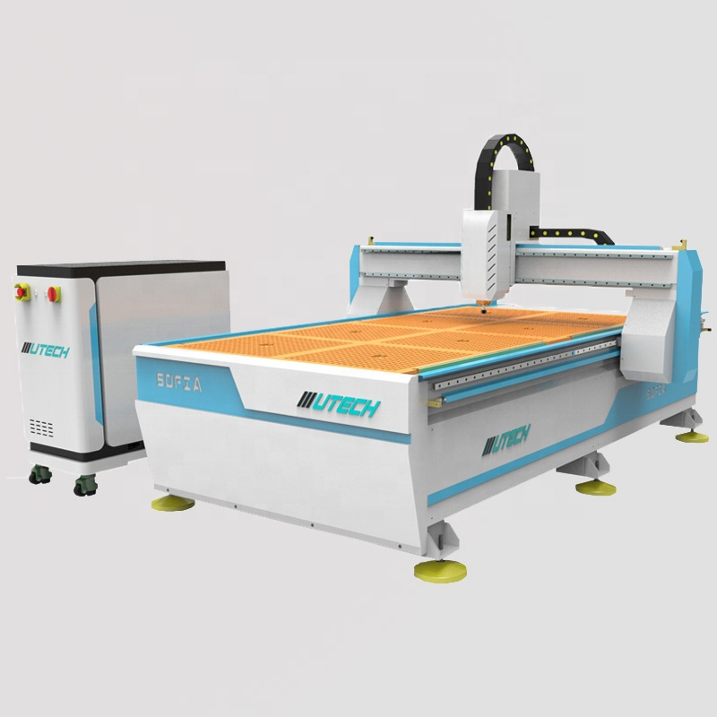 Routeur Cnc 1325 pour aluminium, 3 axes, bois, avec Table sous vide