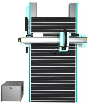 Machine de découpe de feuilles KT de mousse PVC CCD plus couteau oscillant, routeur CNC en bois