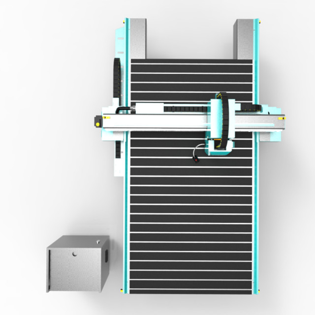 Machine de découpe à couteau tangentiel oscillant CCD, routeur Cnc 1325, pour planche KT en cuir