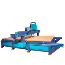 Routeur CNC ATC 3 axes pour Machine à graver sur bois avec changeur d'outils carrousel